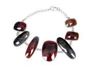 Orchid Jewelry 925 Sterling Silver 90.30 Carat Multi Color Sapphre Bracelet