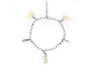 Orchid Jewelry 925 Sterling Silver 7 Carat Mother of Pearl Bracelet