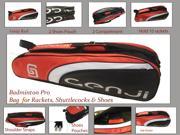 Genji Sports Professional Badminton Racket Bag Bag dimensions 30 x12 x8 LxHxW .