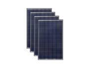 Grape Solar 265 Watt Polycrystalline Solar Panel 4 Pack