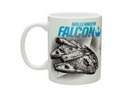 Star Wars The Force Awakens Coffee Mug Tie Fighter Millennium Falcon