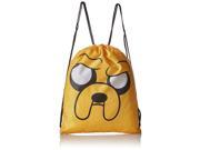 Adventure Time Jake and Finn Double Sided Drawstring Gym Bag