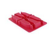 Elbee 6 Piece Silicone Empire State Building Tray for Making Homemade Ice Candy Chocolate Gummy Jello and More