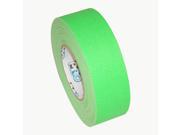 Pro Tapes Pro Gaff Neon Premium Fluorescent Gaffers Tape 2 in. x 50 yds. Fluorescent Green