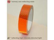 Oralite Reflexite V98 Microprismatic Retroreflective Conspicuity Tape 1 in. x 15 ft. Fluorescent Orange