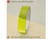 Oralite Reflexite V98 Microprismatic Retroreflective Conspicuity Tape 1 in. x 15 ft. Fluorescent Lime Yellow