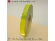 Oralite Reflexite V98 Microprismatic Retroreflective Conspicuity Tape 1 in. x 50 yds. Fluorescent Lime Yellow
