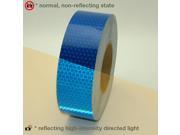 Oralite Reflexite V92 DB COLORS Microprismatic Retroreflective Conspicuity Tape 2 in. x 50 yds. Blue