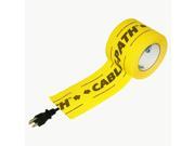 Pro Tapes Cable Path Cable Path Tape 4 in. x 30 yds. Yellow with Light Black CABLE PATH printing