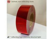 Oralite Reflexite V92 DB COLORS Microprismatic Retroreflective Conspicuity Tape 2 in. x 50 yds. Red