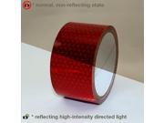 Oralite Reflexite V92 DB COLORS Microprismatic Retroreflective Conspicuity Tape 2 in. x 15 ft. Red