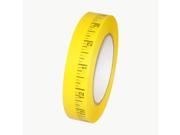 Pro Tapes Pro Measurement Ruler Tape 1 in. x 50 yds. Yellow with Black printing Imperial scale