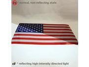 Oralite Reflexite American Flags Microprismatic Retroreflective Sticker Decals 14 in. x 7 3 4 in. U.S. Flag