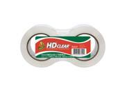 Duck Brand HD Clear Packaging Tape 1.88 in. x 109 yds. Clear *2 pack