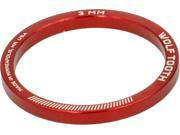 Wolf Tooth Components Headset Spacer 5 Pack 3mm Red