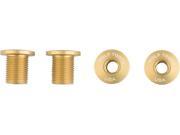 Wolf Tooth Components 30T 10mm Chainring Bolt Gold Set of 4 Dual Hex