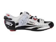Sidi Ergo 3 Carbon Vernice White Black Road Cycling Shoe Men s Euro 43