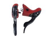 Campagnolo Athena Black 11s Ergopower Shifters W Red Hoods