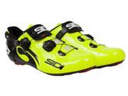 Sidi Wire Carbon Vernice Road Shoe Fluorescent Yellow Black Men s Euro 46.5 US 11.75