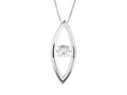Forever Classic Round 6.5mm Moissanite Pendant Necklace 1.00ct DEW