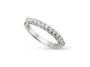 Forever Classic Round Cut 2.0mm Moissanite Wedding Band size 10 0.36cttw DEW
