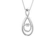 Forever Classic Round 3.0mm Moissanite Pendant Necklace
