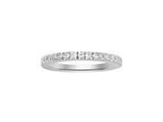 Forever Classic White Gold 1.7mm Moissanite Wedding Band size 5 0.36cttw DEW