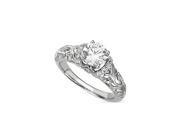 Forever Classic Round 8.0mm Moissanite Engagement Ring size 6 2.06cttw DEW