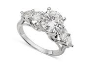 Forever Brilliant Round 9.0mm Moissanite Engagement Ring size 6 4.10cttw DEW
