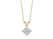 Forever Brilliant Cushion Cut 7.5mm Moissanite Pendant Necklace 2.00ct DEW