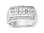 Forever Classic Mens Round 3.0mm Moissanite Wedding Band size 11 1.00cttw DEW