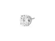 Forever Classic 7.0mm Round Moissanite Single Stud Earring 1.20ct DEW