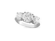 Forever Classic Round 8.0mm Moissanite Engagement Ring size 6 3.50cttw DEW