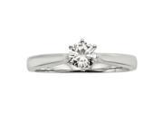 Forever Classic Round 5.0mm Moissanite Engagement Ring size 5 0.50ct DEW