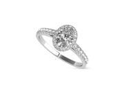 Forever Classic Oval 8x6mm Moissanite Engagement Ring size 5.5 1.80cttw DEW