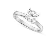 Forever Brilliant Round 7.5mm Moissanite Engagement Ring size 9 1.50ct DEW