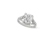 Forever Classic Oval 10x8mm Moissanite Engagement Ring size 8 3.07cttw DEW