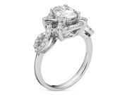 Forever Classic Oval 8x6mm Moissanite Engagement Ring size 9 1.92ct DEW