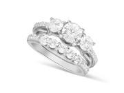 Forever Brilliant Round 5.5mm Moissanite Engagement Ring size 8 1.58cttw DEW