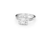 Forever Classic Cushion 6.0mm Moissanite Ring size 7 1.49cttw DEW