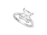 Forever Classic Princess 8.5mm Moissanite Engagement Ring size 7 3.20ct DEW