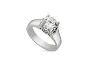 Forever Brilliant Round 8.0mm Moissanite Engagement Ring size 6.5 1.90ct DEW