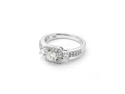 Forever Classic Cushion 4.5mm Moissanite Engagement Ring size 7 1.08cttw DEW