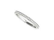 Forever Classic White Gold 1.2mm Moissanite Wedding Band size 6.5 0.30cttw DEW