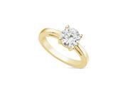 Forever Brilliant Round 7.5mm Moissanite Engagement Ring size 7 1.50ct DEW