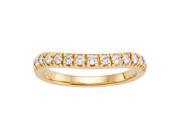 Forever Classic Yellow Gold 1.8mm Moissanite Wedding Band size 8 0.33cttw DEW
