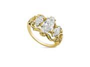 Forever Classic Marquise 12x6mm Moissanite Engagement Ring size 4.5 2.80cttw DEW