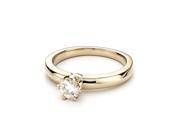 Forever Classic Round 8.5mm Moissanite Engagement Ring size 6.5 0.50ct DEW