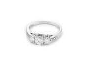 Forever Classic Round 5.0mm Moissanite Engagement Ring size 7 0.82cttw DEW