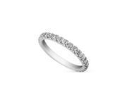 Forever Classic White Gold 1.7mm Moissanite Wedding Band size 8 0.44cttw DEW
